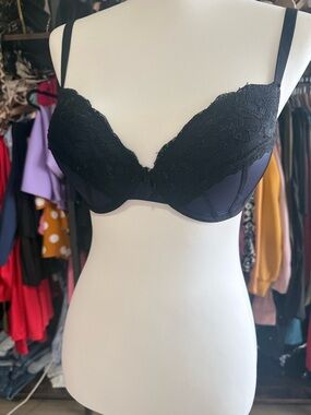 Apt. 9 Black Lace Underwire Push-Up Bra